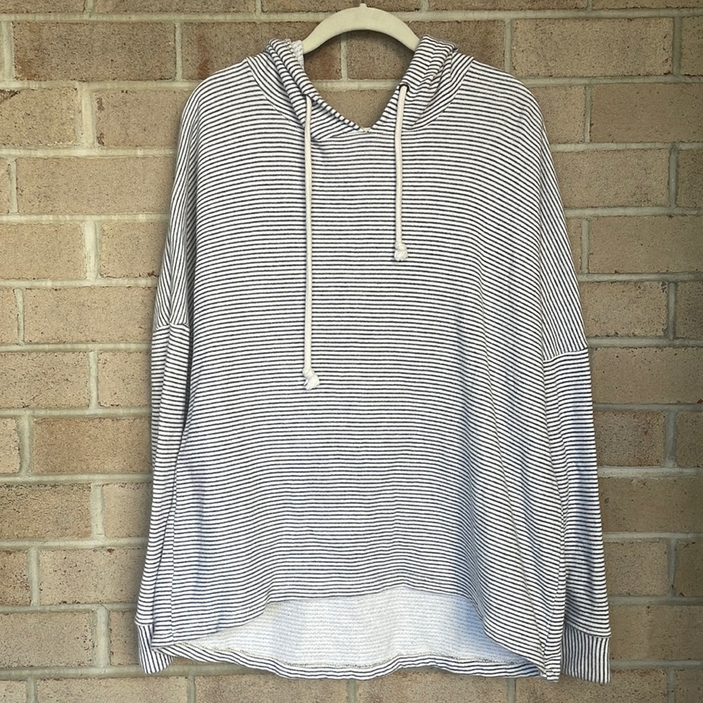 O'Neill Striped Oversized Hooded Sweatshirt